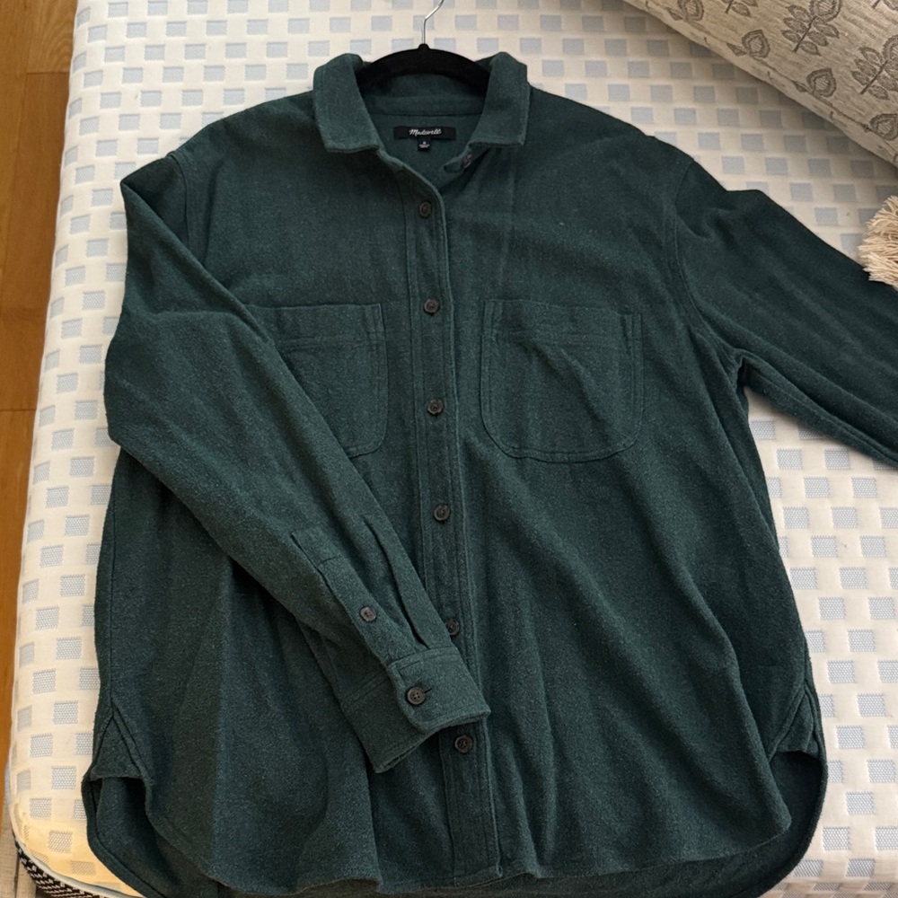 Women’s madewel Forest Green Collared Shirt
